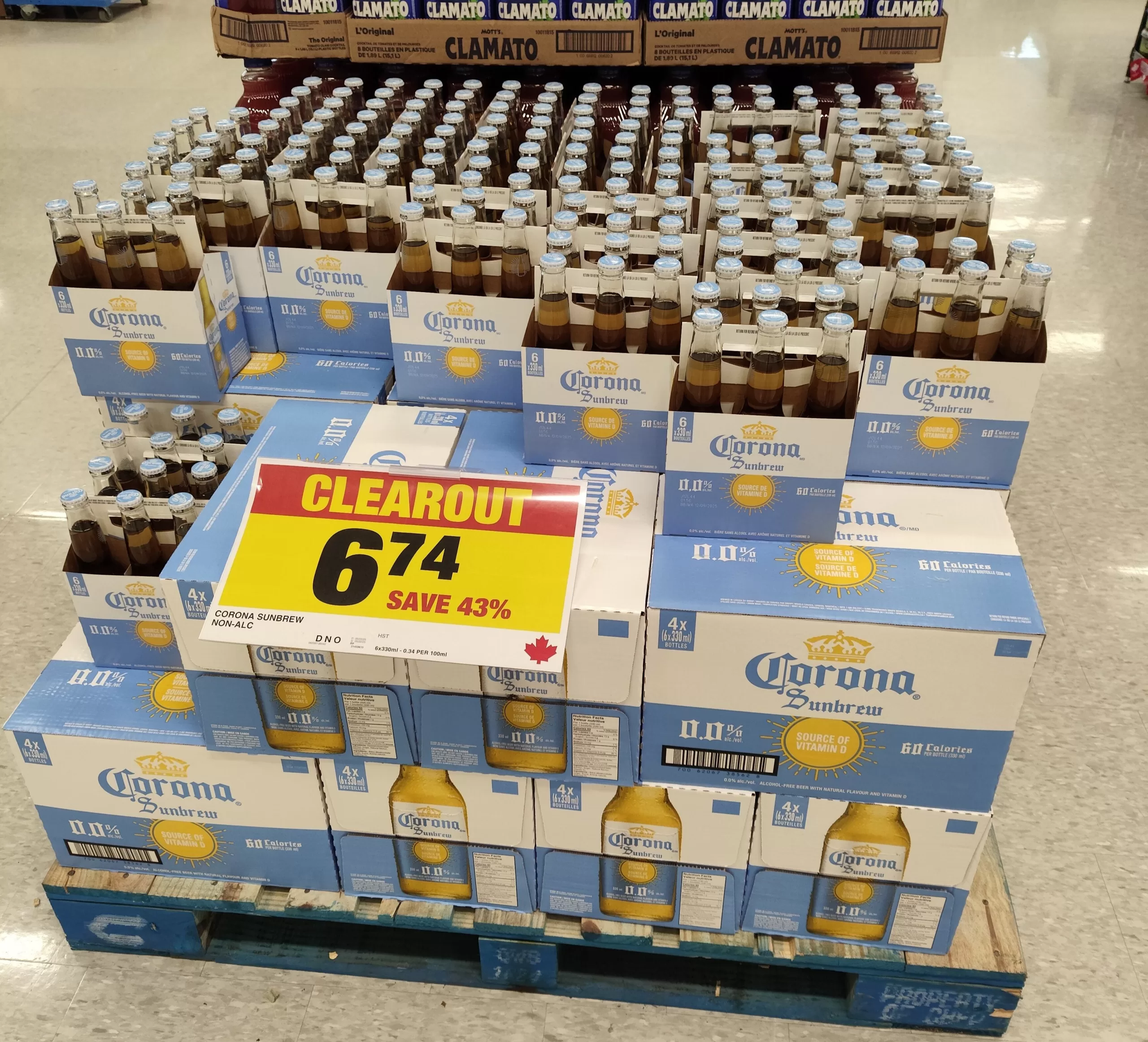 [Scarborough Town Centre] Corona Extra Sunbrew 6-Pack $6.74