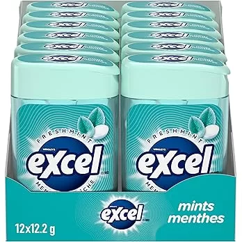 [Amazon.ca] Excel Mints Fresh Mint, 12gm, 12 Count $12 ($11.40 with S&S)