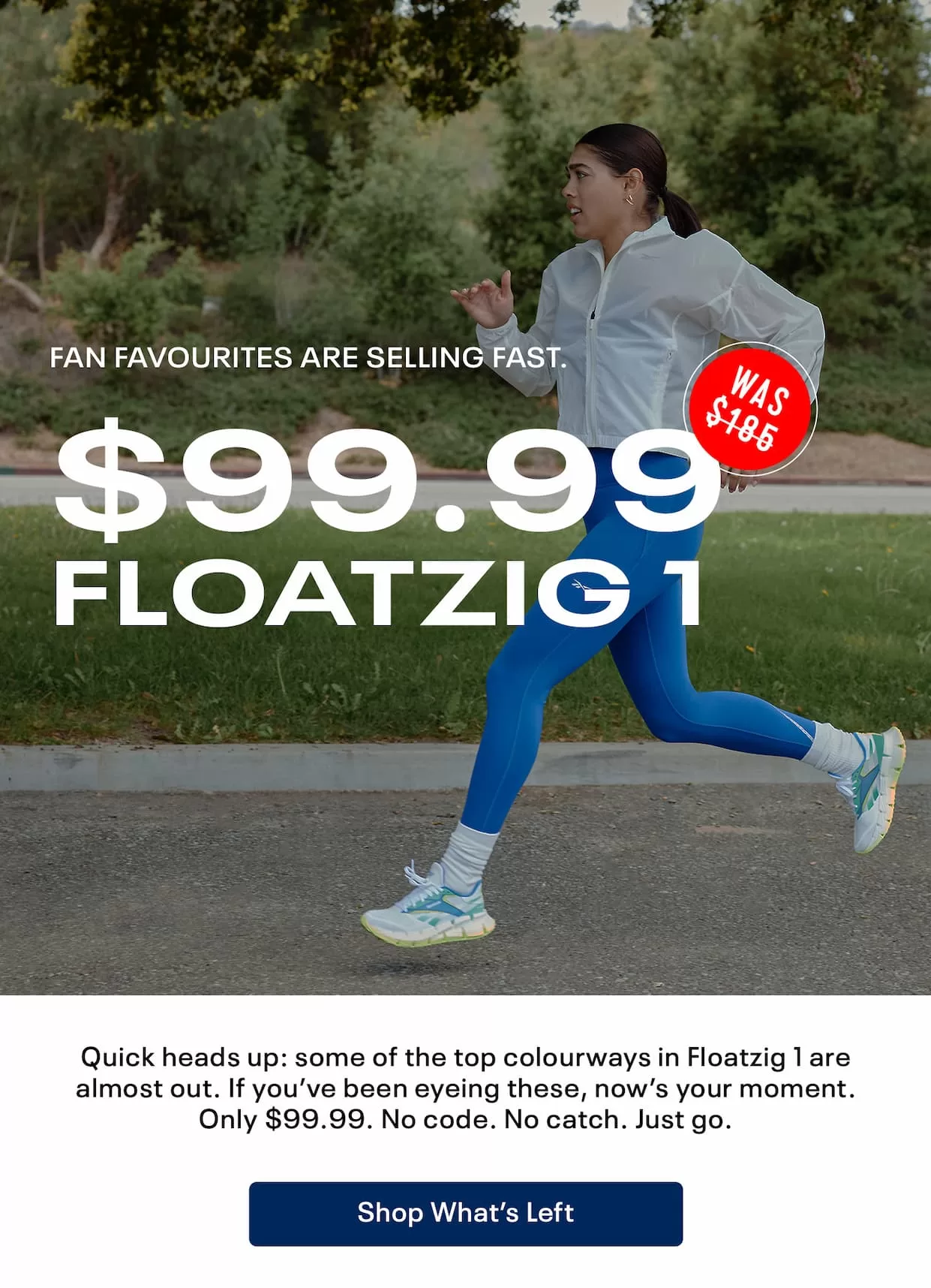 [Reebok] Floatzig 1 Running Shoes (Men’s and Women’s) $99.99
